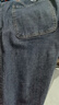 JEEP吉普牛仔褲男春秋季直筒寬松休閑褲子商務(wù)復古男褲 藍灰 33 曬單實(shí)拍圖