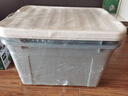 禧天龍塑料收納箱鋼化升級款儲物箱抗壓衣物車(chē)載整理箱 80L石青1個(gè)裝 曬單實(shí)拍圖