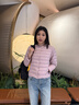 波司登（BOSIDENG）26春季鴨絨輕薄羽絨服內搭女居家羽絨短款外套B260135004B 芙蓉粉|1715 XS 155/84B 體重約100斤以?xún)?曬單實(shí)拍圖
