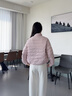 波司登（BOSIDENG）26春季輕薄羽絨服防風(fēng)鎖溫女士輕暖鵝絨短款外套B260135054 水晶粉1199 S 160/84A 體重約100-110斤 曬單實(shí)拍圖