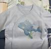babycare寶寶半背衣輕柔舒適連體衣新生兒滿(mǎn)月嬰兒衣服 云朵白 52cm 曬單實(shí)拍圖