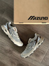 美津濃（MIZUNO）【RACER V2】高街機能復古潮流慢跑鞋男女緩震透氣跑鞋 02/麥田色/橡樹(shù)棕/倫敦霧【京東專(zhuān)供色】 42 (270mm) 曬單實(shí)拍圖