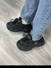 拉夏貝爾女鞋厚底增高老爹鞋百搭網(wǎng)面休閑運動(dòng)鞋子女-A1006 黑色 39 曬單實(shí)拍圖