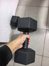 華亞（HUAYA） 啞鈴環(huán)保包膠六角手鈴男士家用健身器材 10KG 一對（5KG*2只） 曬單實(shí)拍圖