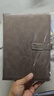 得力（deli）可定制筆記本子16K/128張大本羊巴皮 加厚皮面本記事本日記本 棕色BP150 曬單實(shí)拍圖