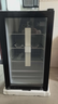 奧克斯冰吧冷藏柜恒溫展示柜酒店家用透明玻璃冰箱小型迷你單門(mén)辦公室紅酒柜茶葉飲料冷藏柜 98升級款【全冷藏+白燈+酒架】50L 曬單實(shí)拍圖