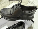 百麗通勤商務(wù)皮鞋男牛皮褶皺增高休閑鞋A1373AM4 黑色-單里 42 曬單實(shí)拍圖