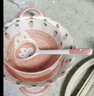 佩爾森釉下彩網(wǎng)紅草莓兔陶瓷餐具碗碟套裝可愛(ài)家用餐具整套二人食6件套 曬單實(shí)拍圖