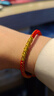 峨眉山太歲紅繩手鏈本命佛手繩編織十二生肖手繩守護馬年本命年生日禮物 曬單實(shí)拍圖