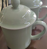 龍泉青瓷茶杯辦公杯陶瓷茶具家用喝茶杯純手工泡茶杯帶柄杯子普洱茶杯水杯 弟窯大跳叨粉青-禮盒裝 曬單實(shí)拍圖