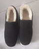 3514保暖羊毛布鞋老人鞋套腳款男士爸爸鞋冬季加厚棉鞋 黑色 40  曬單實(shí)拍圖