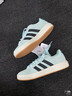 adidas「面包鞋」GRAND COURT BASE 00s休閑低幫板鞋男女阿迪達斯 薄荷綠/黑色/漢玉白   42.5 曬單實(shí)拍圖