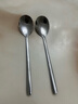 【爆品】多支裝不銹鋼勺子高顏值兒童韓式長(cháng)柄勺拌飯湯匙 加長(cháng)加厚 不銹鋼韓式勺【2支裝】 曬單實(shí)拍圖