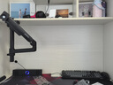 Brateck北弧 顯示器支架 倒掛機械臂 電腦支架桌面夾式底座 倒裝屏幕升降臂E350pd黑17-32吋 宿舍懸空托架 曬單實(shí)拍圖