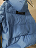 波司登（BOSIDENG）25年新款90絨鵝絨極寒羽絨服女款商場(chǎng)熱賣(mài)同款連帽外套B250242402 【店長(cháng)推薦】光影藍5A38 -顯膚色 M 165/88A 體重約110-120斤 曬單實(shí)拍圖