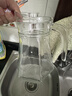 耐高溫玻璃水壺套裝大容量家用涼水壺簡(jiǎn)約環(huán)保水杯冰箱冷水壺 透明色鴨嘴冷水壺 1300ml 冷水壺 曬單實(shí)拍圖