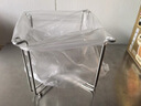 霜山304不銹鋼折疊垃圾架廚房臺面水槽塑料袋支架多功能瀝水杯架 【加高窄身款】-適用于開(kāi)口寬約25-30cm的平口袋 曬單實(shí)拍圖