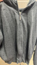 太平鳥(niǎo)女裝針織衫連帽雙拉鏈針織開(kāi)衫微闊寬松外套上衣 灰色 M 曬單實(shí)拍圖