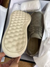 百麗打孔透氣休閑鞋男2026新款夏商場(chǎng)款輕盈厚底套腳布鞋9CE01BM6 杏色 41 曬單實(shí)拍圖
