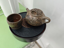 唐豐烏金石茶盤(pán)家用圓形功夫茶具托盤(pán)儲蓄水型小型茶臺茶海 曬單實(shí)拍圖