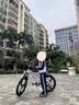 鳳凰（Phoenix）兒童自行車(chē)男女學(xué)生6-15歲變速山地車(chē) 超越二代 22寸 一體輪 白藍 曬單實(shí)拍圖