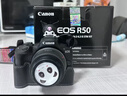 佳能（Canon）r50微單相機 4K數碼高清旅游vlog視頻學(xué)生美顏 R50入門(mén)級直播相機 送禮好物 R50黑色18-45 STM鏡頭套機 官方標配【不含內存卡基礎配件 推薦購買(mǎi)套餐】 曬單實(shí)拍圖