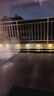 Biuyum 太陽(yáng)能臺階燈戶(hù)外防雨樓梯燈欄桿燈籬笆燈護欄燈高配【4只裝】黑殼 曬單實(shí)拍圖