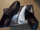 海瀾之家HLA皮鞋男頭層牛皮鞋子男套腳正裝休閑商務(wù)皮鞋男 T211黑色41 曬單實(shí)拍圖