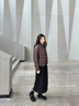 波司登（BOSIDENG）26春季輕薄羽絨服防風(fēng)鎖溫女士輕暖鵝絨短款外套B260135054 焦糖咖7637 L 170/92A 體重約120-130斤 曬單實(shí)拍圖