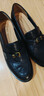 萊爾斯丹（le saunda）2026春夏款真皮復古黑色百搭通勤樂(lè )福小皮鞋女21103 曜夜黑 BKK40 曬單實(shí)拍圖