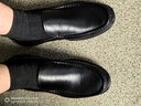 奧康（Aokang）男鞋內增高皮鞋男款牛皮休閑皮鞋男士透氣樂(lè )福鞋軟底豆豆增高鞋LH 曬單實(shí)拍圖