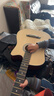 維卡斯（WEIKASI）民謠吉他初學(xué)者木吉他單板新手入門(mén)練習琴guitar吉它學(xué)生男女樂(lè )器 41英寸原木色+禮包【進(jìn)階推薦】 曬單實(shí)拍圖