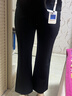 ZEZI九分彈力微喇褲時(shí)尚氣質(zhì)休閑褲顯瘦百搭通勤女褲高彈舒適新款 經(jīng)典黑 2XL （135-145斤） 曬單實(shí)拍圖