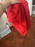 隨燦純色大雪紡絲巾防曬披肩年會(huì )拍照氛圍沙漠旅游出片沙灘巾四季春秋 雪紡絲巾【中國紅】1條裝 170*150cm 曬單實(shí)拍圖