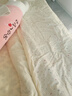 浪莎（LangSha）公主風(fēng)雙層紗床上用品四件套2026新款全棉純棉花邊被套床單三件套 芝士奶酪【抑菌防螨 親膚裸睡】 1.8m 床單款 四件套-被套200x230cm 曬單實(shí)拍圖