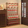 睿帆實(shí)木衣帽架入戶(hù)門(mén)口換鞋凳掛衣架一體落地立式衣架鞋架玄關(guān)置物架 曬單實(shí)拍圖