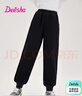 笛莎（DEESHA）童裝女童加絨褲子2025秋冬款女孩保暖甜美基礎百搭休閑束腳褲 曬單實(shí)拍圖
