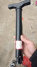新款高壓打氣筒電動(dòng)車(chē)自行車(chē)籃球打氣筒家用充氣泵氣筒家用店用款 【碳鋼黑短款】(送多用氣嘴) 曬單實(shí)拍圖