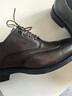 金利來(lái)（Goldlion）男鞋正裝皮鞋時(shí)尚男士布洛克鞋商務(wù)舒適牛津鞋58023068140A棕色40 曬單實(shí)拍圖