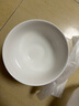 潔雅杰陶瓷面碗個(gè)人專(zhuān)用白瓷碗中式6英寸高腳米飯碗 4只裝 新骨瓷 曬單實(shí)拍圖