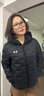 安德瑪（Under Armour）兒童羽絨服冬男女童輕薄羽絨服保暖鴨絨連帽壓膠羽絨服253311180 黑色 165 曬單實(shí)拍圖