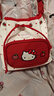 三麗鷗Hello Kitty單肩包女通勤腋下包百搭可愛(ài)大容量水桶包情人節禮物 曬單實(shí)拍圖