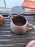 云禪尚陶 宜興紫砂公道杯茶海原礦紫泥大容量分茶器 功夫茶具配件 龍行天下公道杯紫茄泥款 曬單實(shí)拍圖