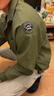 JEEP吉普夾克男士外套春秋季寬松潮流痞帥立領(lǐng)休閑衣服男裝 軍綠 XL 曬單實(shí)拍圖
