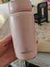 希諾（heenoor）保溫杯女士316L不銹鋼水杯高顏值便攜口袋杯XN-9673桃夭粉 190mL 曬單實(shí)拍圖