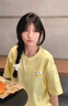 回力鵝黃色短袖女t恤2026新款夏季正肩寬松學(xué)生奶呼呼多巴胺純棉上衣 曬單實(shí)拍圖