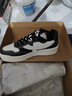 特步（XTEP）板鞋男秋冬款拼接撞色厚底增高潮流低幫小白鞋舒適百搭運動(dòng)鞋 帆白/黑 42 曬單實(shí)拍圖