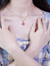 紀希哲 GICICE櫻花之戀項鏈女2026新款甜美感吊墜鎖骨鏈女生日禮物送女友 櫻花之戀項鏈+專(zhuān)柜定制品牌禮盒 曬單實(shí)拍圖