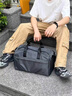 DEATKN德國斜挎運動(dòng)健身包男干濕分離游泳包大容量出差手提行李袋旅行包 曜石黑小號【升級干濕分離-獨立鞋倉 曬單實(shí)拍圖