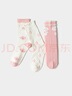 巴拉巴拉balaOne兒童襪子秋冬女童襪提花中大童含羊毛三雙裝208425172001 曬單實(shí)拍圖
